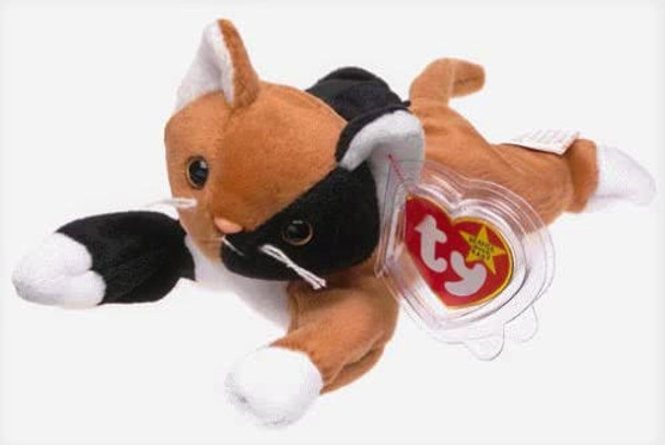 Beanie Babies Ty Original Beanie Baby Chip the Cat plush toy 1996