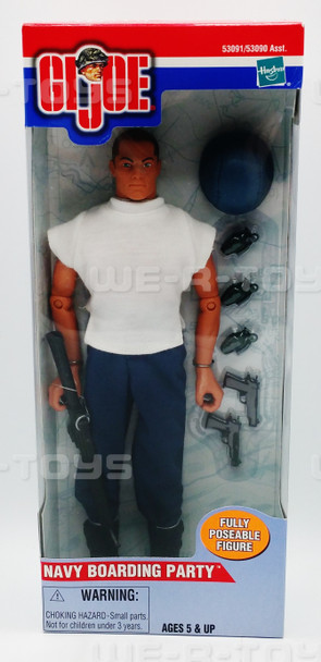 G.I. Joe Navy Boarding Party Action Figure Hasbro 2001 No. 53091 NRFB