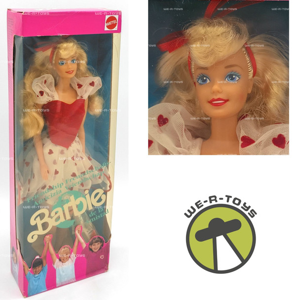Friendship Barbie Doll Multilingual Box Mattel 1991 No. 3677