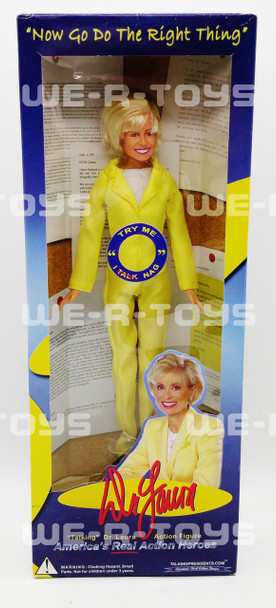 Dr. Laura Talking Dr. Laura Action Figure Yellow Suit No. 11647 NRFB
