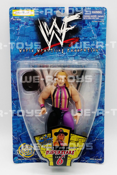 WWE WWF Superstars Series 6 Double J Jeff Jarrett Action Figure 1998 NRFP