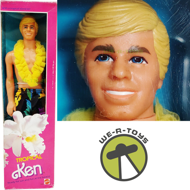 Barbie Tropical Ken Doll Mattel 1985 No. 1020 NEW