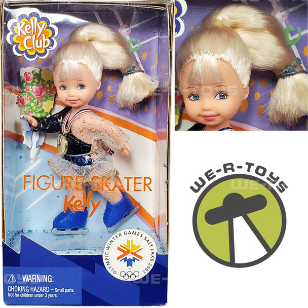 Barbie Figure Skater Kelly Doll Olympic Winter Games 2002 Salt Lake City