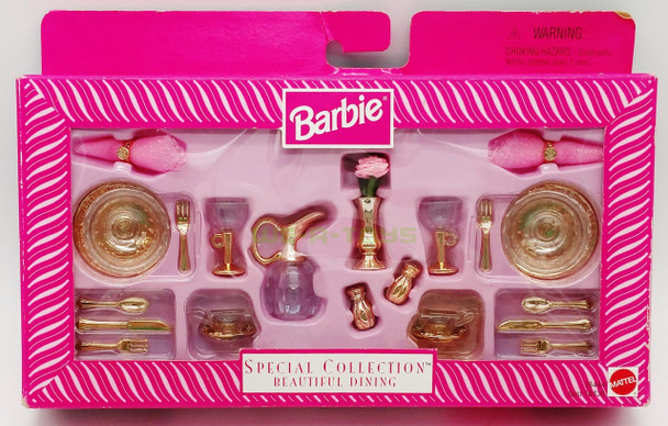Barbie Special Collection Beautiful Dining Playset 1997 Mattel No. 18444 NRFB