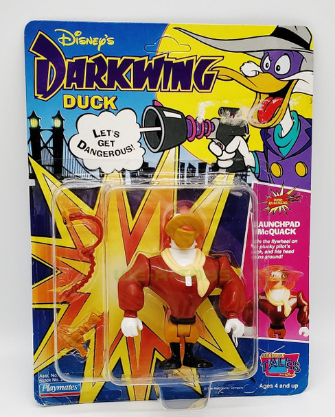 Disney's Darkwing Duck Launchpad McQuack Action Figure Playmates 1991 #2903  NEW