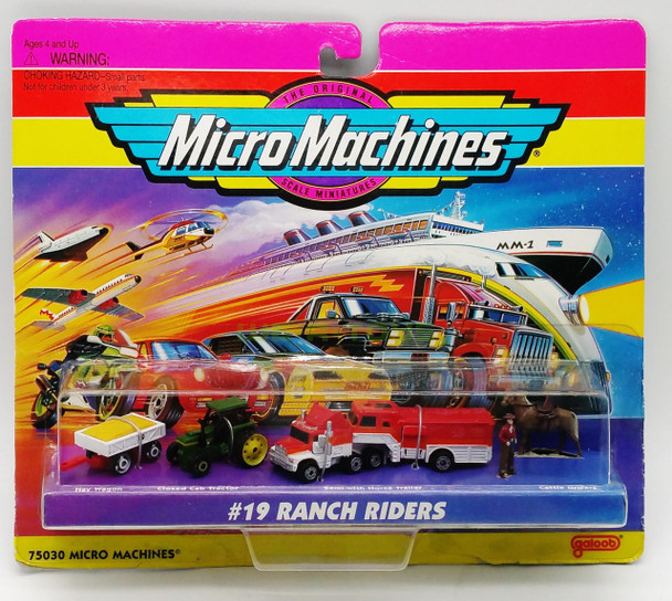 Micro Machines #19 Ranch Riders Vehicles Galoob 1995 NEW