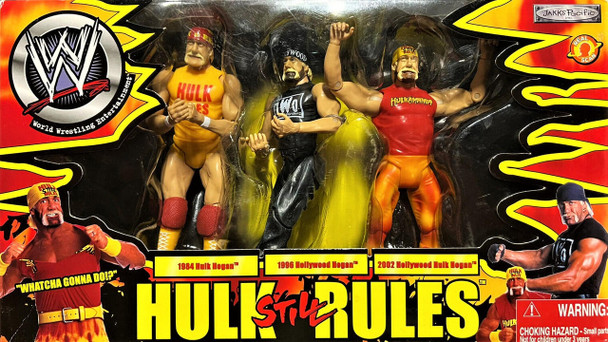 WWE Hulk Hogan Hulk Still Rules Action Figure 3-Pack Jakks Pacific 2002