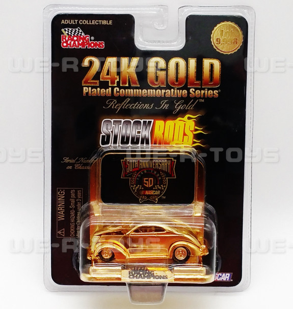 Racing Champions 24K Gold Series Stock Rods #13 Collectible Car No. 06724 NEW