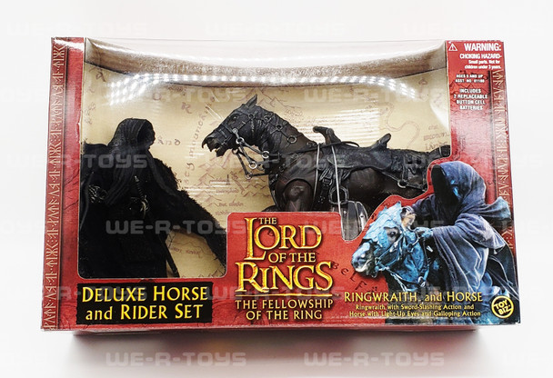 The Lord of the Rings Ringwraith and Horse Action Figure 2002 Toy Biz 81183 NEW
