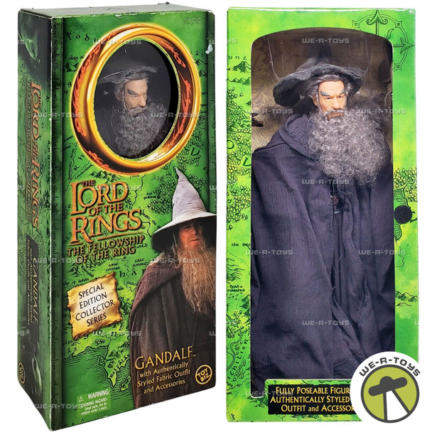 Lord of the Rings Gandalf the Grey Action Figure Toy Biz 2001 No. 81051 NEW