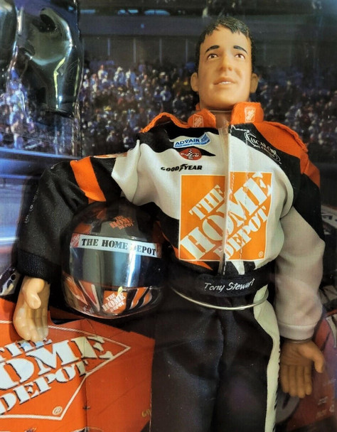 NASCAR Road Champs NASCAR Home Depot Tony Stewart 12" Doll 2003 Jakks Pacific 24178