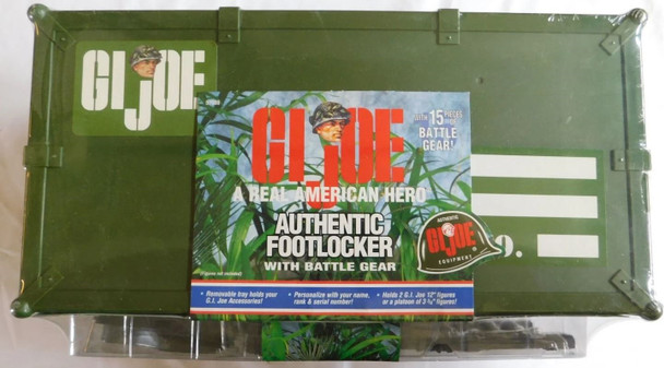 G.I. Joe A Real American Hero Authentic Footlocker with Battle Gear Hasbro 1999