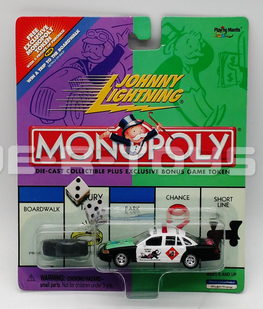 Johnny Lightning Monopoly Do Not Pass Go Crown Victoria Car JL 2000 NRFP