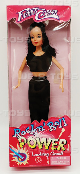 Fashion Corner Black Hair Black Two Piece Doll Lucky 1998 NEW
