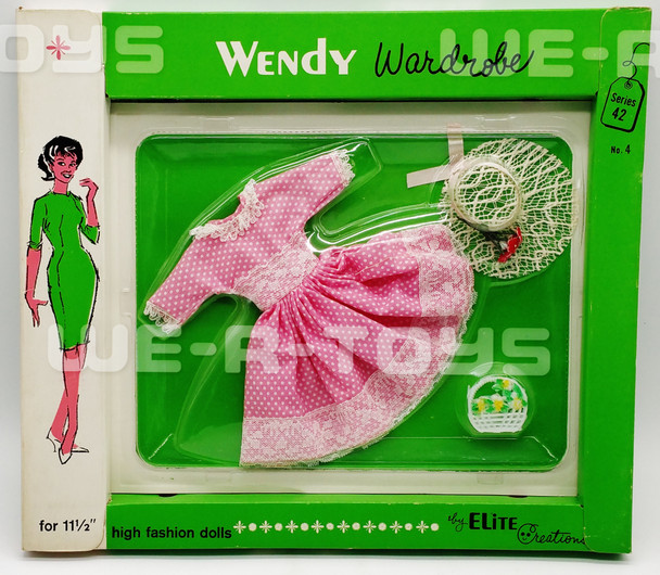 Wendy Wardrobe Series 42 No. 4 Pink Dress With Polka Dots By Elite Creations NEW