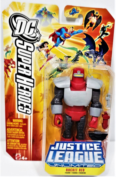 DC Super Heroes Justice League Unlimited 4.75" Rocket Red Action Figure Mattel