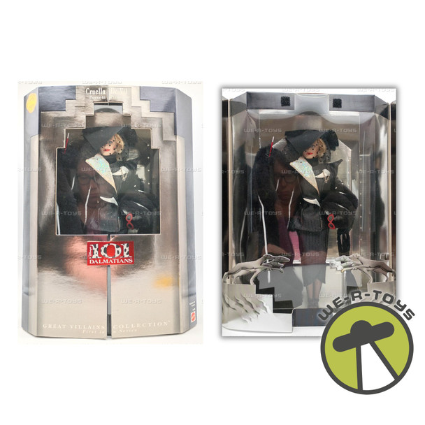Cruella De Vil Disney's 101 Dalmatians Power In Pinstripes Doll 1996 Mattel