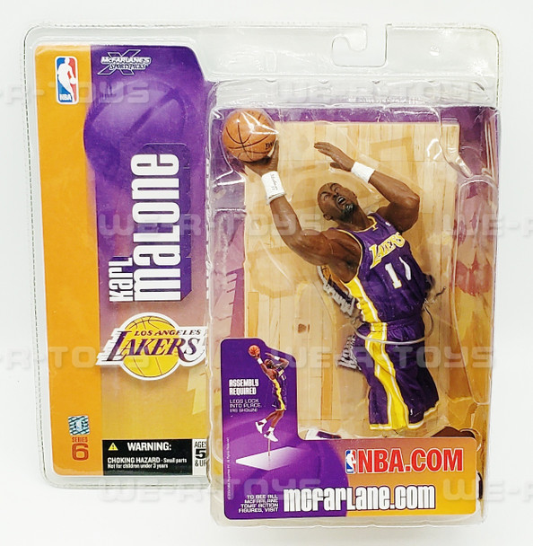 NBA Los Angeles Lakers #11 Karl Malone Action Figure McFarlane 2004 NEW