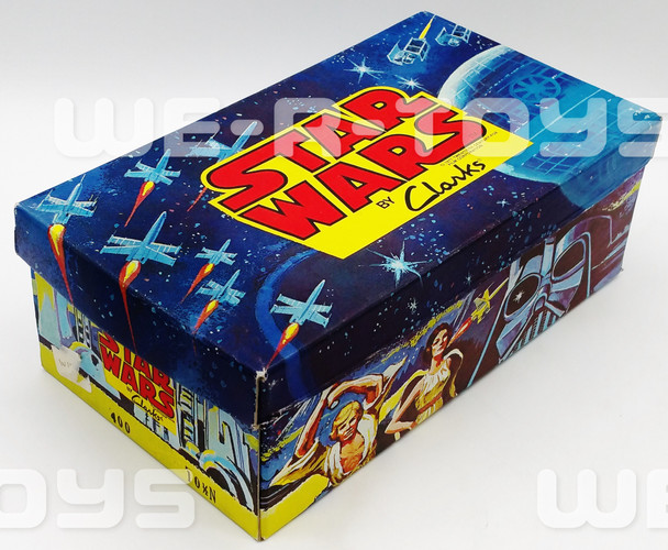 Star Wars By Clarks Vintage 1977 Shoe Box Darth Vader Luke Skywalker USED