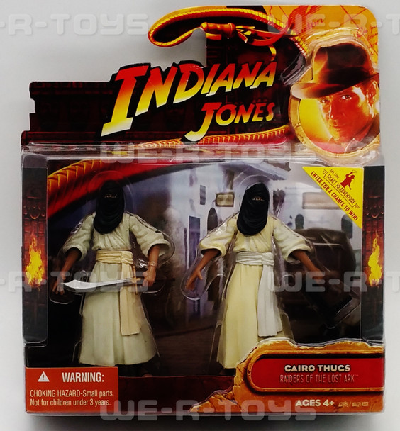 Indiana Jones Raiders of the Lost Ark Cairo Thugs Hasbro 2008 No. 47385 NEW