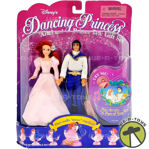Disney Dancing Princess Ariel & Prince Eric 1997 Gift Set Dolls #17855 NRFB