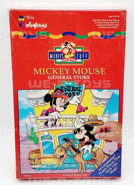 Disney Mickey Mouse General Store Playset Colorforms #776 NEW