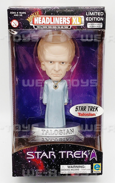 Star Trek Movie Headliners XL Star Trek Talosian Action Figure Equity 2000 NEW