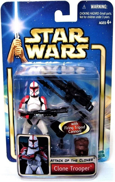 Star Wars Attack of the Clones Clone Trooper Action Figure 2002 Hasbro 84635