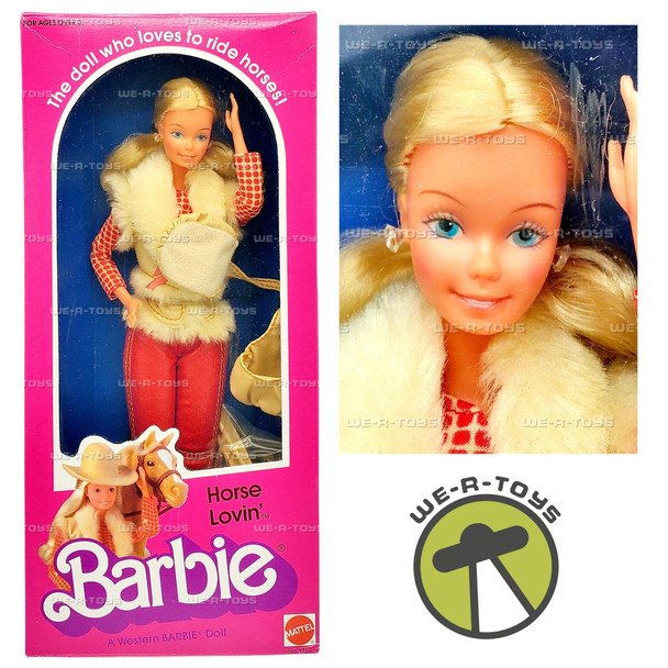 Horse Lovin' Barbie A Western Barbie Doll Mattel 1982 NRFB