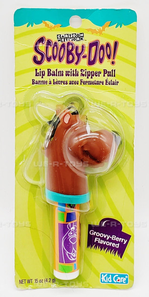 Scooby-Doo Lip Balm with Zipper Pull Toy Collectible Kid Care #14186 NEW