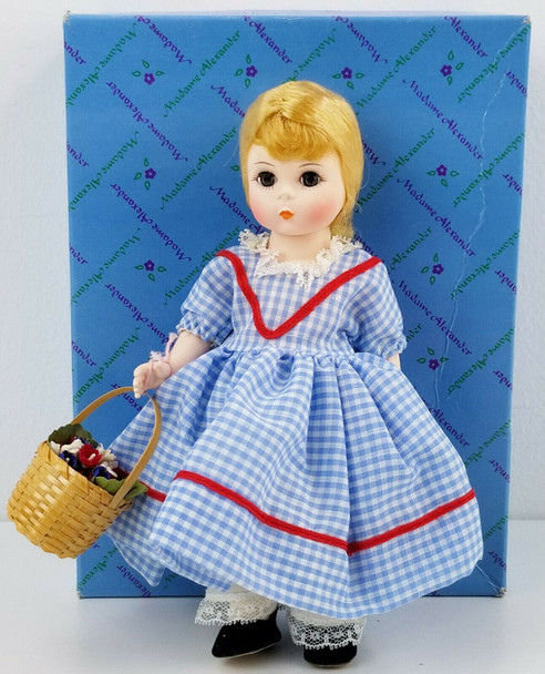 Madame Alexander 8" Storybook 1984 Red Riding Hood Doll #482 Needs Restringing