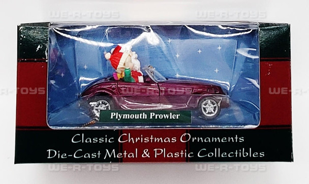 Maisto Christmas Collection Plymouth Prowler Ornament Maisto 1998 #61606 NEW