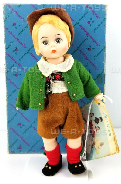 Madame Alexander 8" Tyrolean Boy #799 BKW with Tag & Stand 1973 NEW