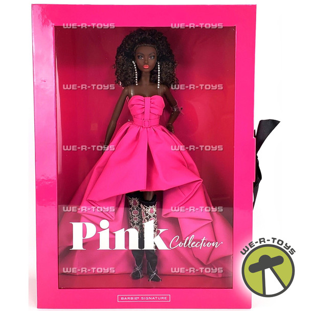 Barbie Signature Pink Collection Doll #4 African American 2022 Mattel #HBX96