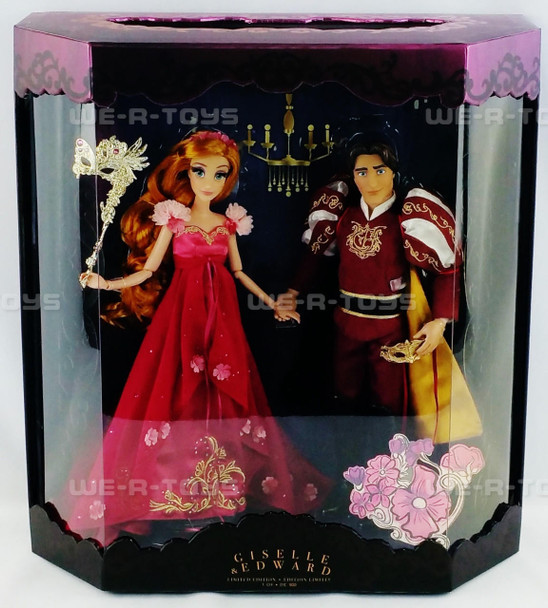 Disney D23 DDC Midnight Masquerade Series Giselle & Edward Dolls 2019 NEW