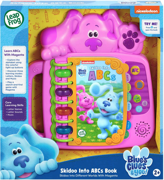 LeapFrog Blue's Clues and You! Skidoo Into ABCs Book, Magenta