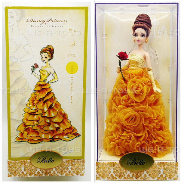 Disney Princess Designer Collection Belle Fashion Doll Disney Store 2011 NEW