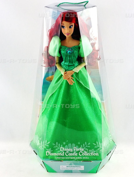 Disney Parks Diamond Castle Collection Limited Edition Ariel Doll 2019 NEW