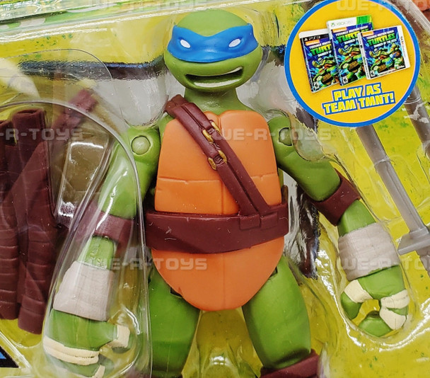 Teenage Mutant Ninja Turtles Battle Shell Leonardo Figure Playmates #90521 NEW