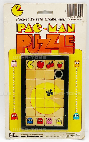 Pac-Man Pocket Puzzle Challenger Diamond Toymakers No. 3021 NEW