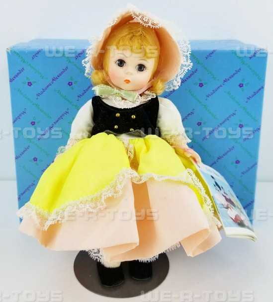 Madame Alexander 8" Storybook Series 1983 Bo Peep Doll & Stand Needs Restringing