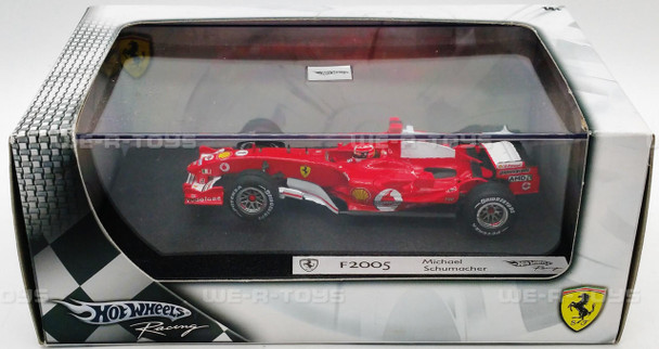 Hot Wheels Racing Ferrari F2005 Michael Schumacher Vehicle 2004 Mattel G9731 NEW