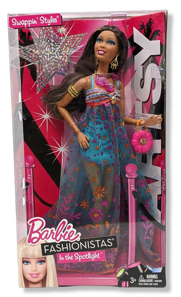 Barbie Fashionistas In the Spotlight Swappin' Styles Artsy Doll Mattel V7211