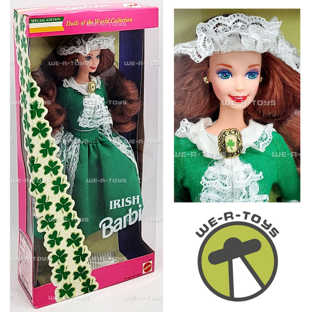 Irish Dolls of the World Special Edition Barbie Doll 1994 Mattel 12998