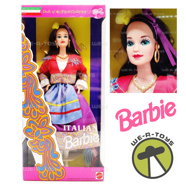Italian Barbie Dolls of The World Special Edition Doll 1992 Mattel 2256