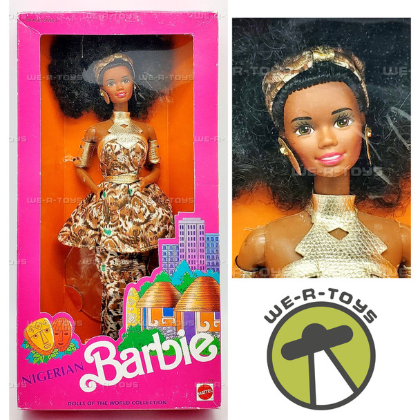 Nigerian Barbie Dolls of The World Doll 1989 Mattel 7376