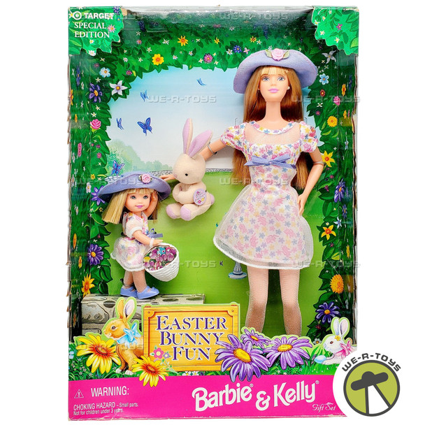 Easter Bunny Fun Barbie & Kelly Special Edition Gift Set 1998 Mattel 21720