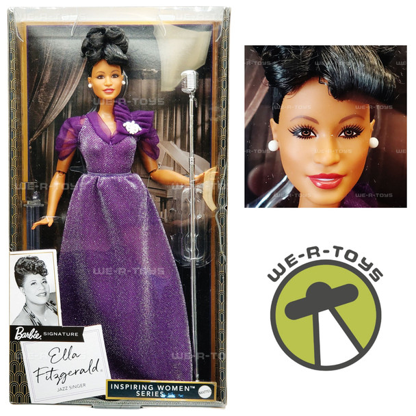 Series Ella Fitzgerald Barbie Doll Inspiring Women Series 2019 Mattel GHT86