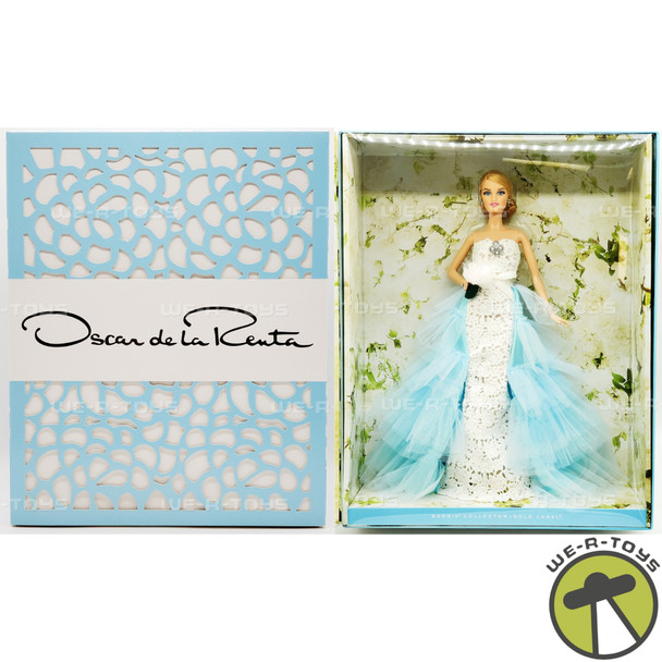 Oscar De La Renta Barbie Doll Something Blue Bride Gold Label 2016 Mattel DGW60