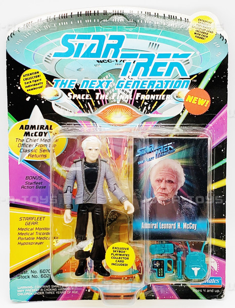 Star Trek The Next Generation Admiral McCoy Action Figure Playmates #6028 NEW